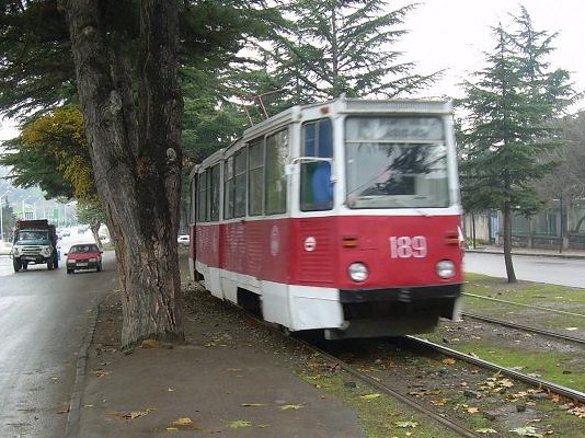 A Tbilisi Tram Before Closure of the Tram Network