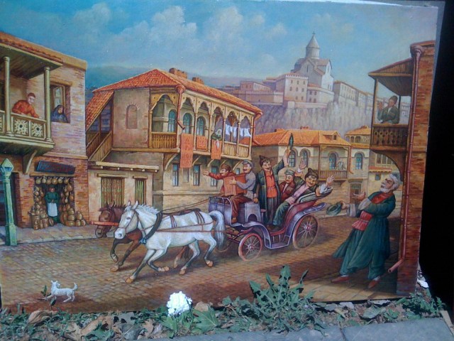 Tbilisi Outdoor Art Market - Old Tbilisi