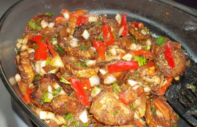 Frying all Ingredients for Khabakhi Recipe