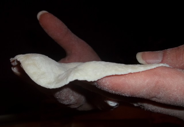 Individual Khinkali Dough Ready for Filling