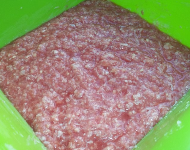 Khinkali Mixture Ready for Filling