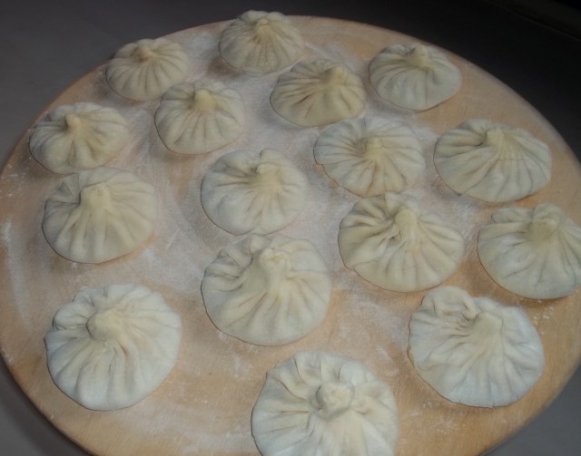 Khinkali Ready for the pot