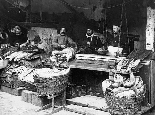 A fishmonger in Tiflis
