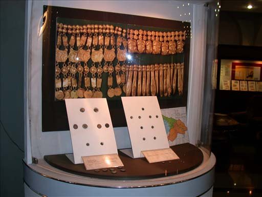 Exhibits at the Money Museum of the National Bank of Georgia