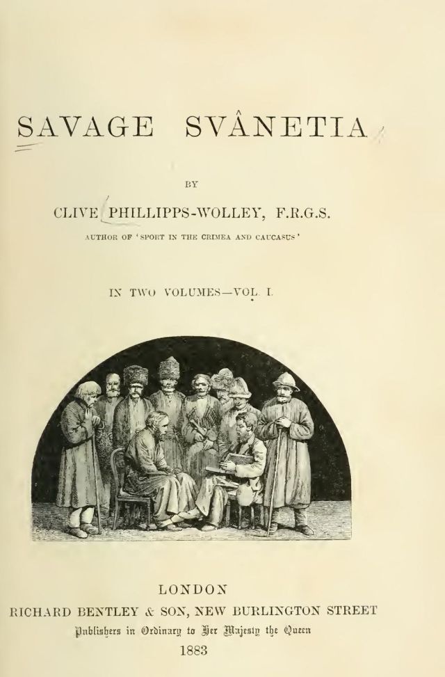 Phillips_Wolley,_Clive_writing_Svanetian_tales