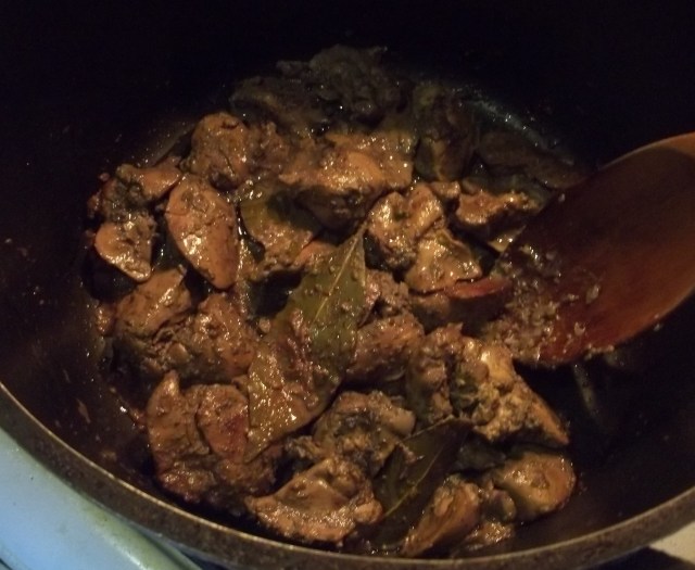 Reducing Georgian Chicken Liver Chashushuli