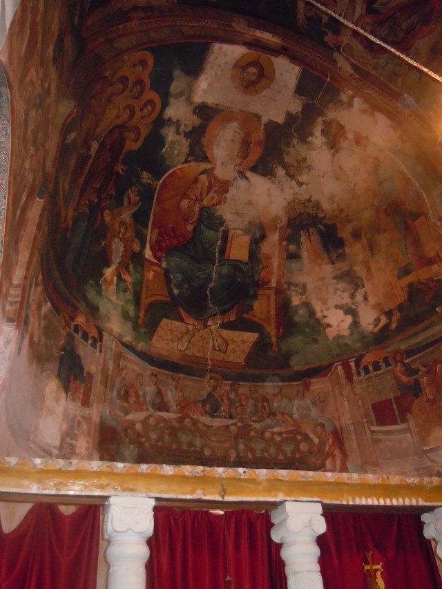 Mural in St. George's Church and Monastery complex in the village of Ubisa_1