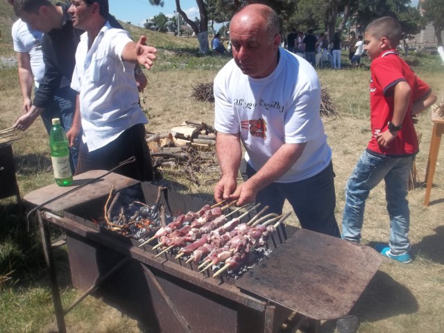 Barbecue Area at the Kartli Wine Festival