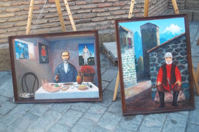 Paintings at the Kartli Wine Festival