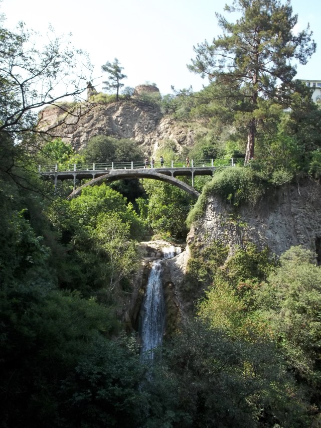 Waterfall at the National Botanical Garden in Tbilisi