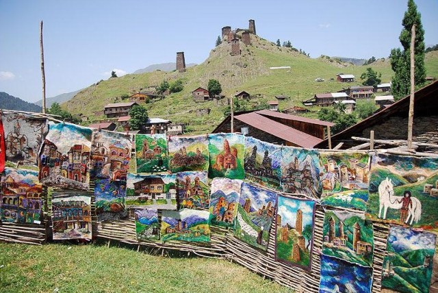 Display of Tushetian Art at Tushetoba Festival