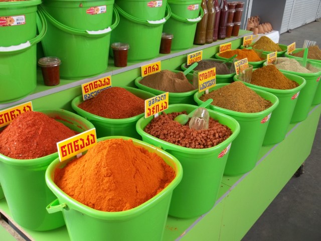 Georgian Spices in market