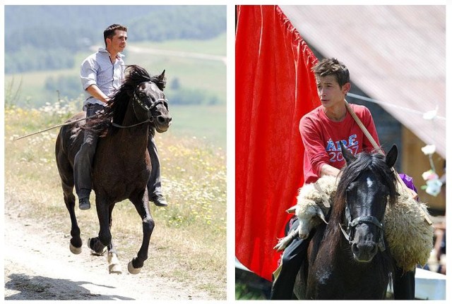 Riders at the Tushetoba Festival