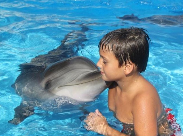Swimming with Dolphins at Batumi Dolphinarium. Photo courtesy of 6 May Park