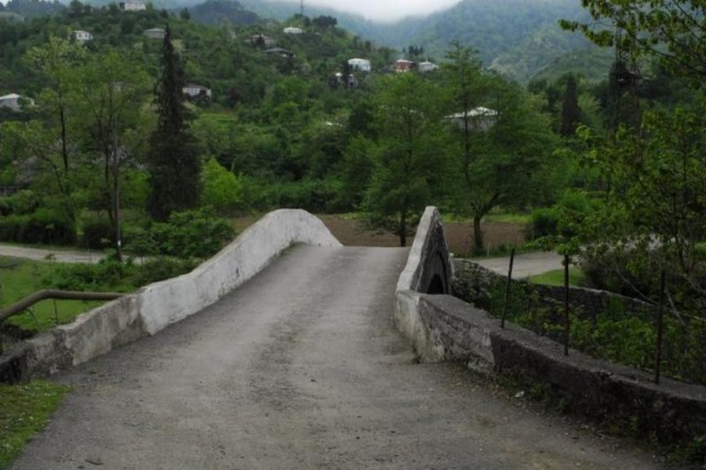 Arched Bridge of Kobuleti Village in Kobuleti District of Ajara
