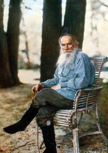 Color Photograph of Leo Tolstoy by Sergey Mikhaylovich Prokudin-Gorsky