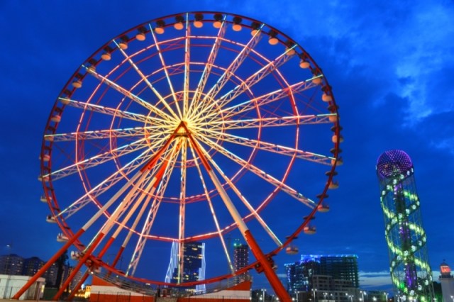 Ferris wheel on Batumi Boulevard in Batumi