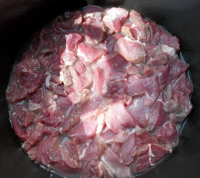 Pork for Chashushuli with Summer Savory