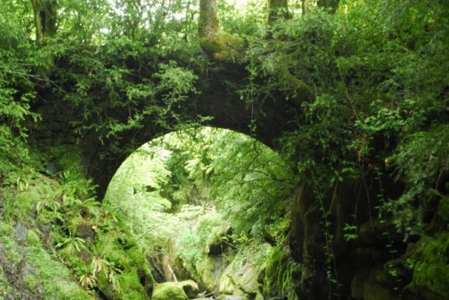 Sagoreti Arch Bridge in Keda District of Ajara