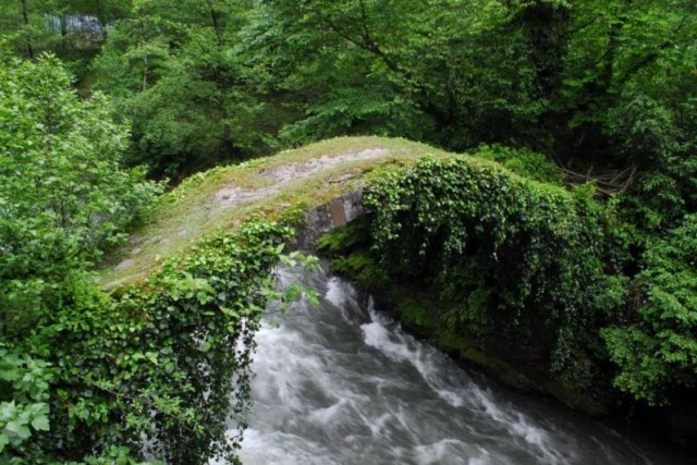 Tskhemvani Bridge in Kobuleti District of Ajara