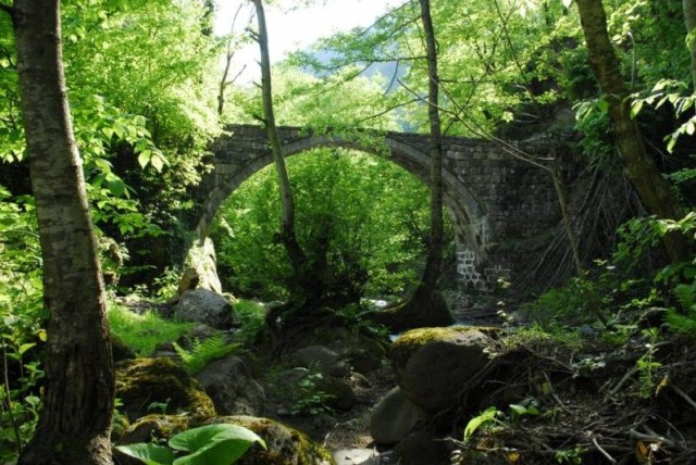 Tsoniarisi (Jaimela) Bridge in Keda District of Ajara
