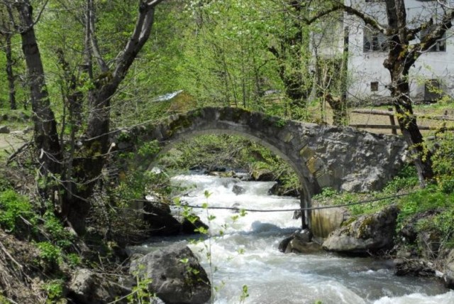 Uchkho Stone Bridge in Khulo District of Ajara