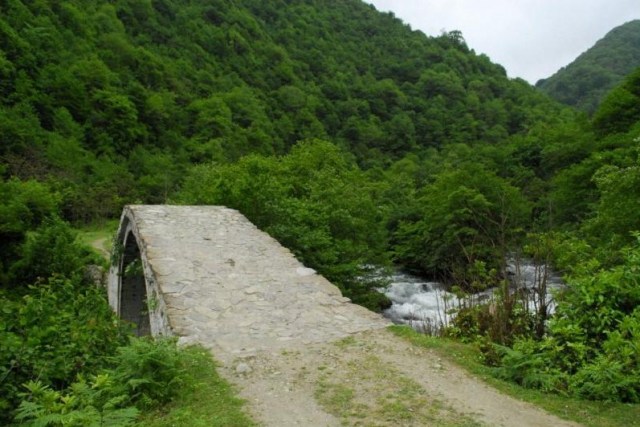 Varjanauli Bridge in Kobuleti District of Ajara
