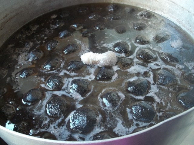 Adding the Cinnamon and Spice Bundle to the Walnuts
