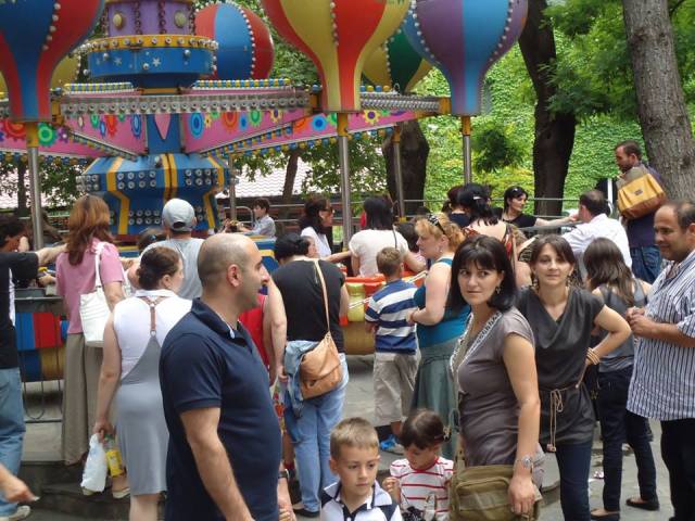 Amusement Park inside  Tbilisi Zoo