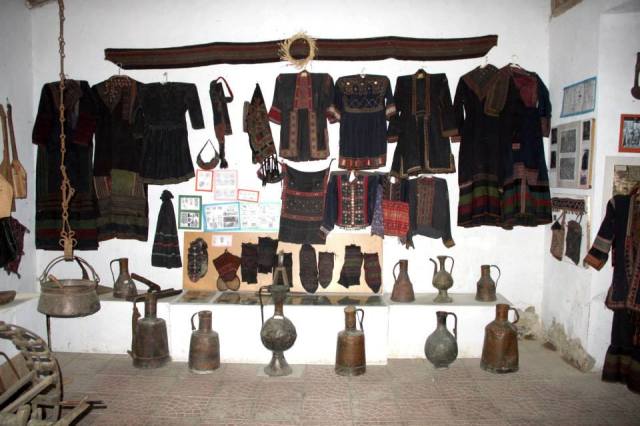 Display at the Khevsureti Ethnographic Museum