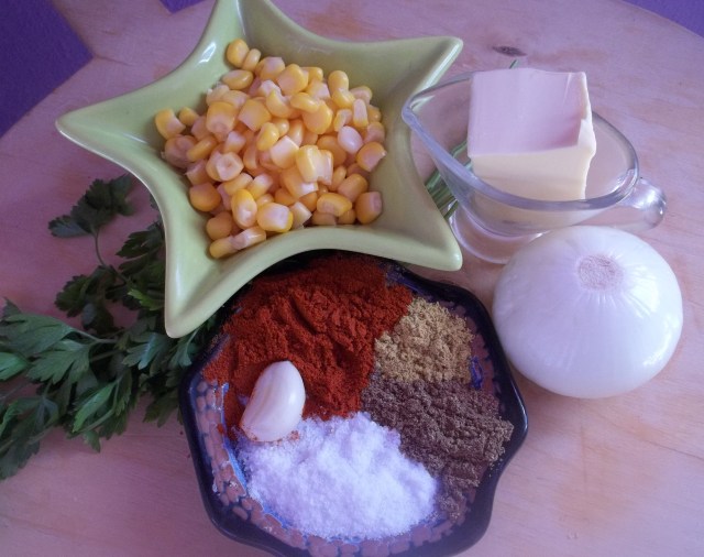 Ingredients for Lobio with Corn Recipe