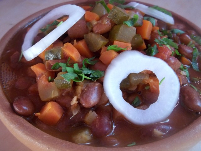 Lobio with Marinated Cucumber Recipe