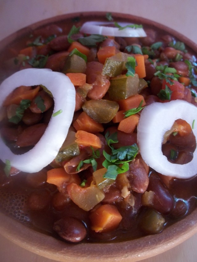 Lobio with Marinated Cucumber