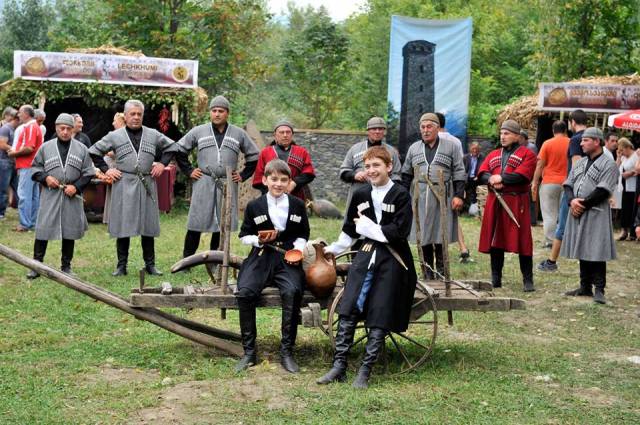 Wine Festival in Racha region of Georgia