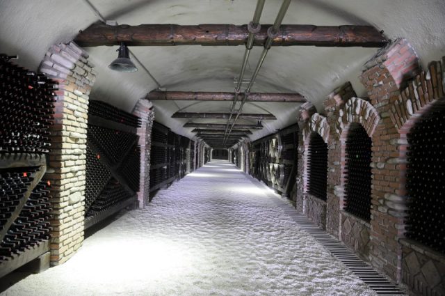 Tunnel at Kvareli Gvirabi. Photo courtesy of Winery Khareba
