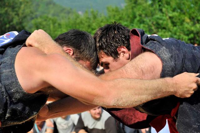 Wrestling at the Wine Festival in Racha – 31 August 2013