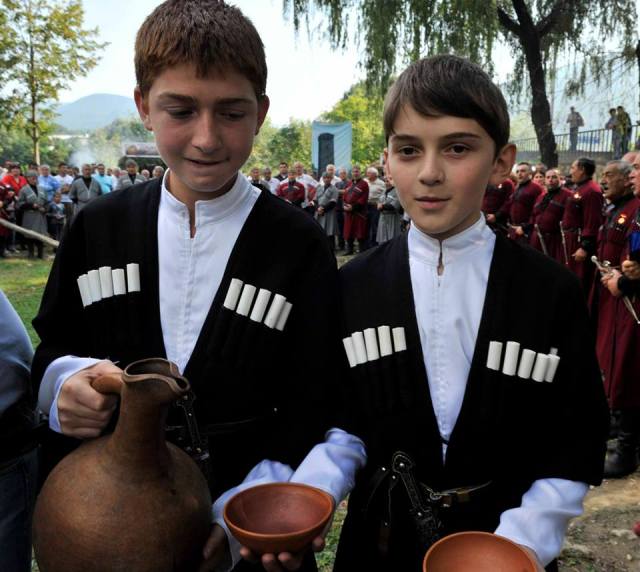 Young Participants at the Wine Festival in Racha – 31 August 2013