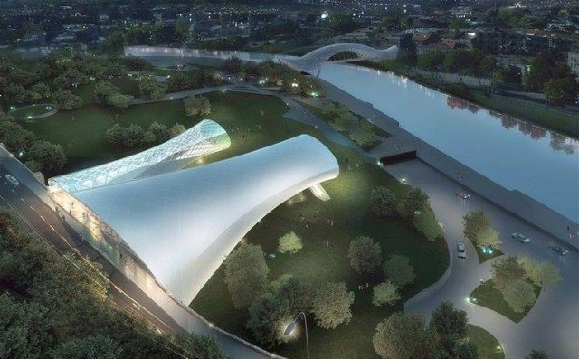 Concert Hall and Exhibition Center in Rike Park. Photo courtesy of Tbilisi Government.