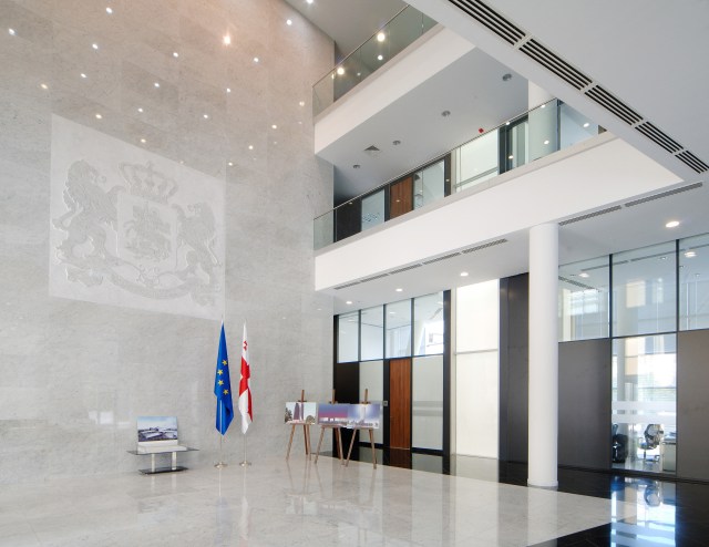 Interior of the Ministry of Justice  Headquarters, Tbilisi