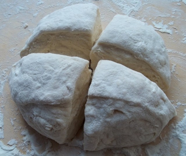 Quarters of Dough for Kubdari Recipe