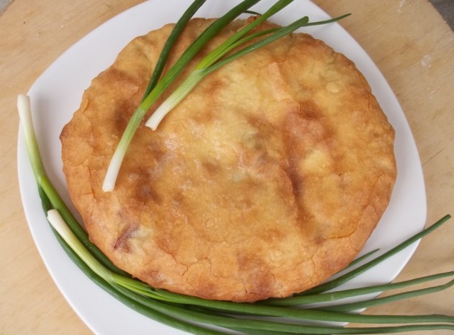 Svanetian Khachapuri ready for Serving