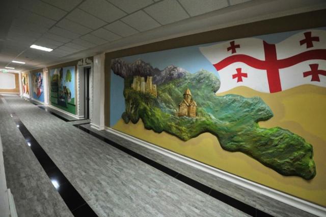 The Gurtskaya Gymnasium School in Zugdidi