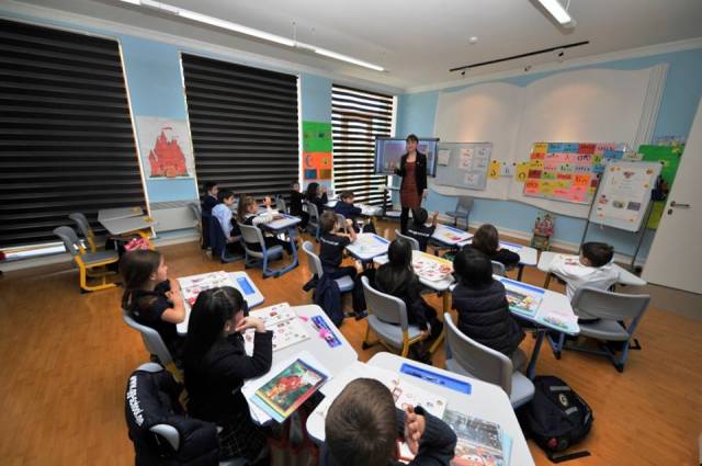 The Gurtskaya Gymnasium School in Zugdidi