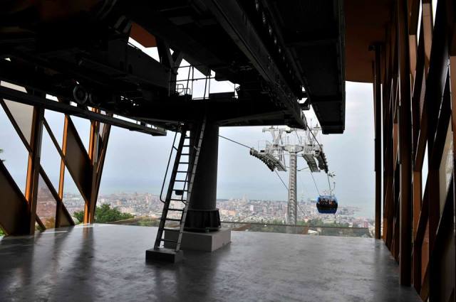 The Upper Station of the Batumi Aerial Tramway