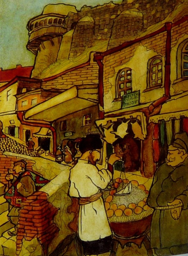 Borys Romanowski a Polish painter in Georgi