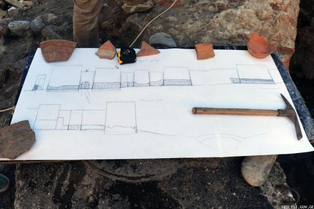 Discovery of Old Tbilisi City Wall in Puskin Street