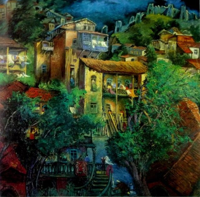 Painting by Elene Akhvlediani 