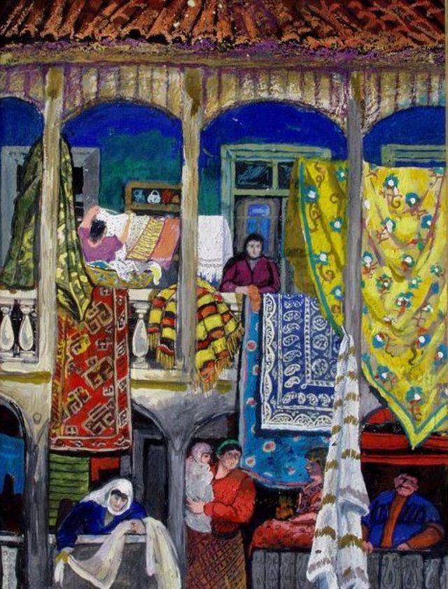 Painting by Elene Akhvlediani 