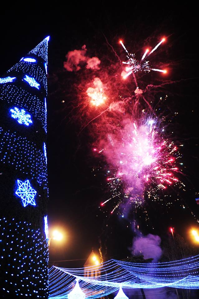 Christmas Fireworks in Tbilisi