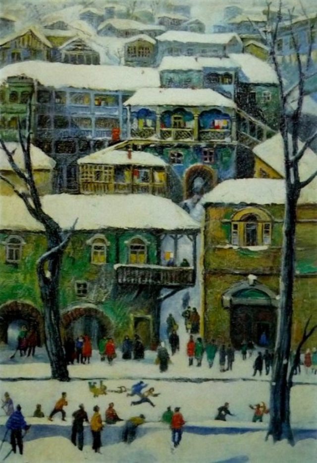 Painting by Elene Akhvlediani 